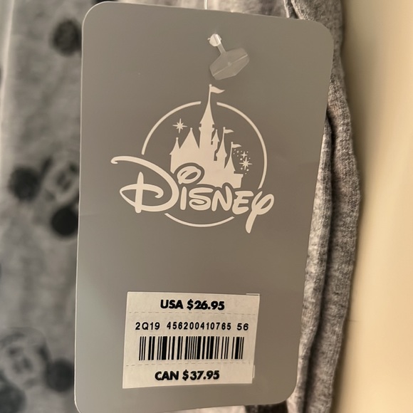 Disney Unisex Small Gray Mickey Mouse Shirt - Picture 2 of 2